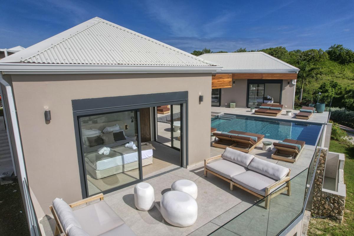 27.Location Villa piscine vue mer St François Guadeloupe_Suite 1 Vue mer